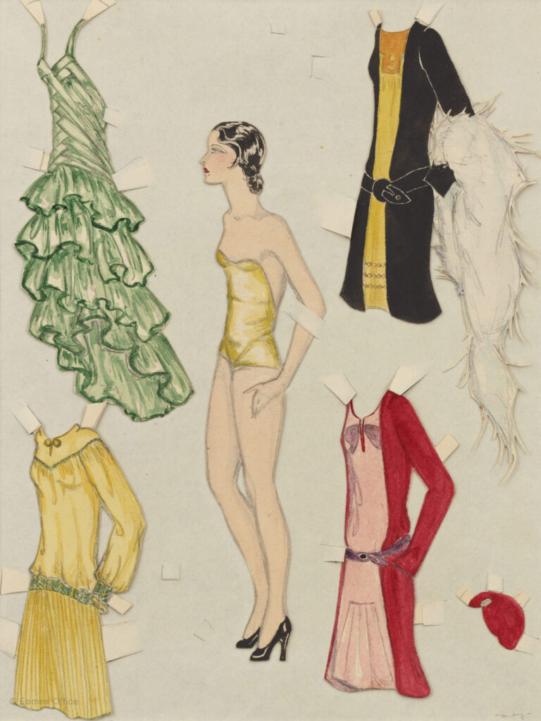 Ray Eames Fashion Drawings